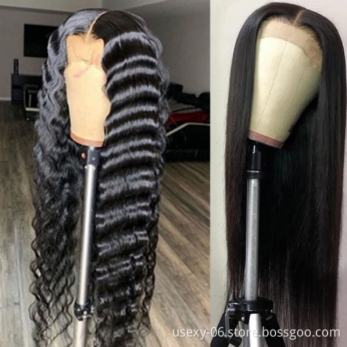cheap wholesale HD 100% natural full lace human hair wig,HD brazilian glueless blonde human hair full lace wigs for black women